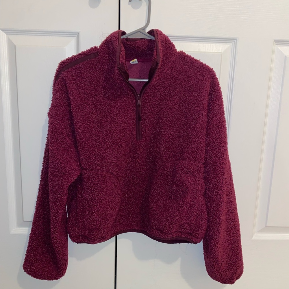 Old Navy Sherpa Quarter Zip
